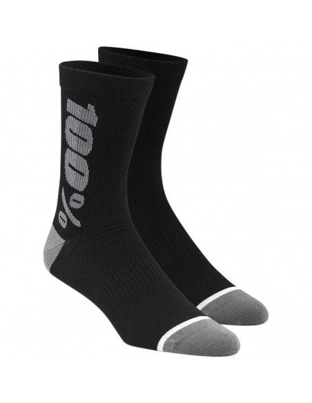 RYTHYM MERINO PERFORMANCE SOCKS BLACK/GRAY