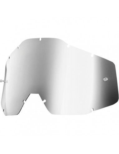 MIRROR SILVER REPLACEMENT LENS FOR 100% OFFROAD GOGGLES