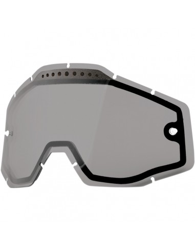 SMOKE VENTED DUAL REPLACEMENT LENS FOR 100% GOGGLES