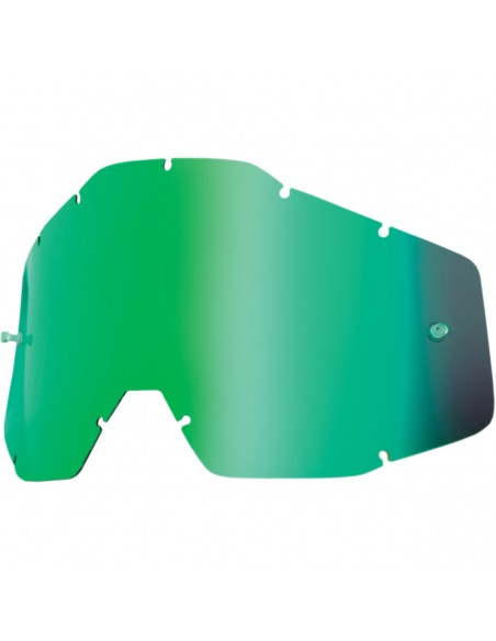 YOUTH MIRROR GREEN REPLACEMENT LENS FOR 100% JR GOGGLES