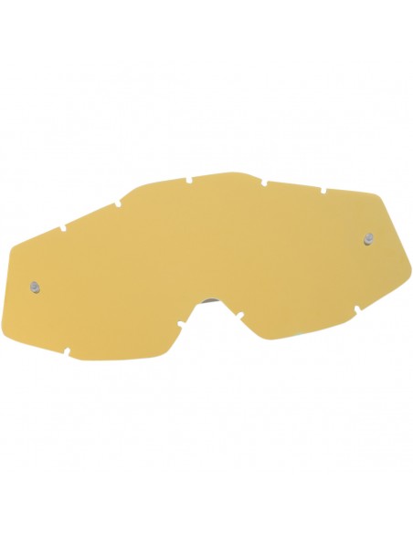 YOUTH MIRROR GOLD REPLACEMENT LENS FOR 100% JR GOGGLES