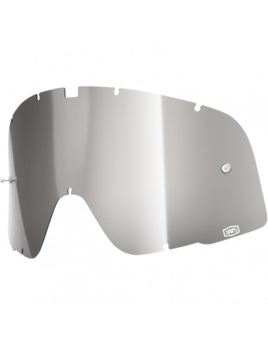 MIRROR SILVER REPLACEMENT LENS FOR 100% BARSTOW GOGGLES