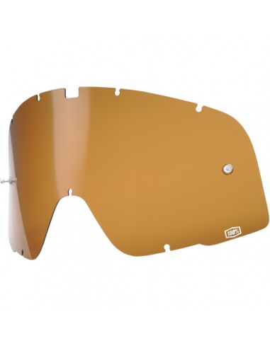 BRONZE REPLACEMENT LENS FOR 100% BARSTOW GOGGLES