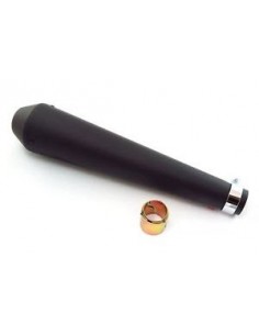 Silenciador Cono Reverso Universal Negro
