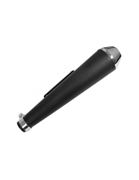 Silenciador Cono Reverso Universal Negro-Cromo