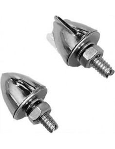 Tornillo matricula bullet cromado