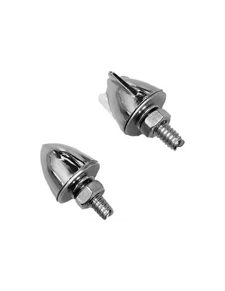 Tornillo matricula bullet cromado