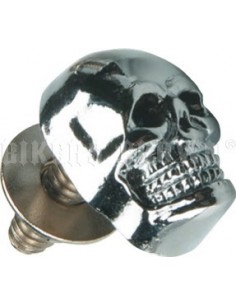 Tornillo para matricula Calavera/Cromado SKULL