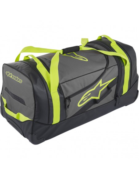 KOMODO TRAVEL BAG BLACK/ANTHRACITE/YELLOW