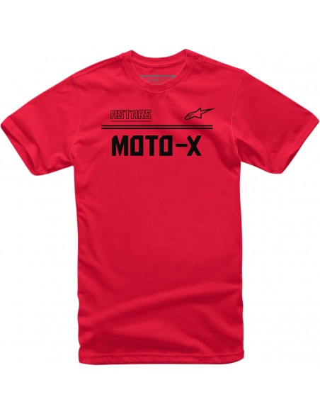 TEE MOTO X RD/BK