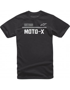 TEE MOTO X BK/WT