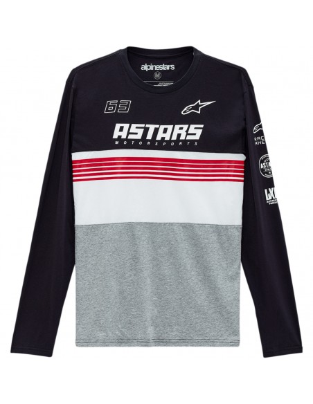 TEE TURBO L/S BK/GYH