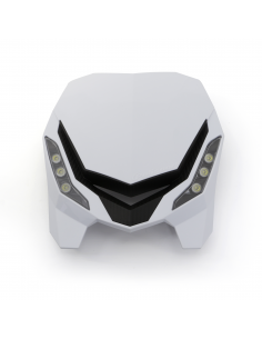 HEADLIGHT E-BLAZE WH/BK