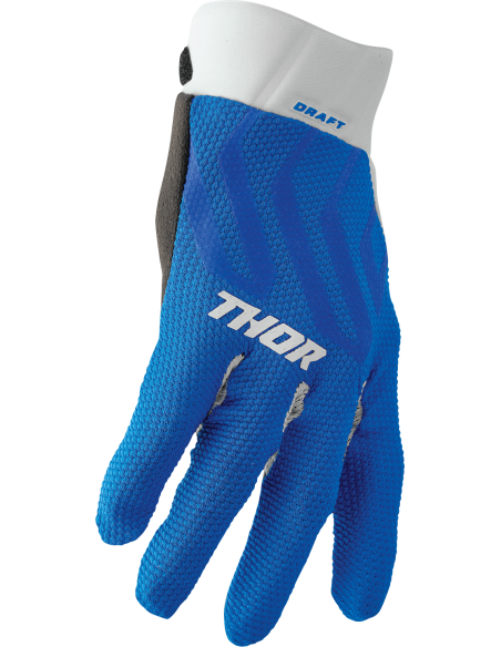 GUANTES THOR DRAFT BLUE/WHI