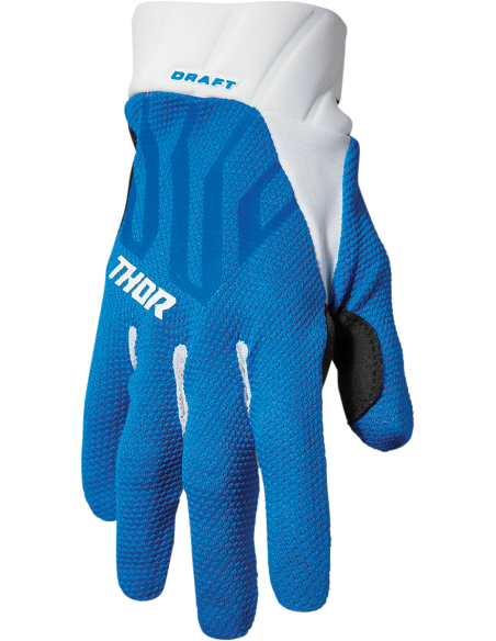 GUANTES THOR DRAFT BLUE/WHI