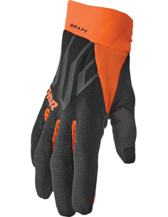 GUANTES THOR DRAFT BLACK/OR