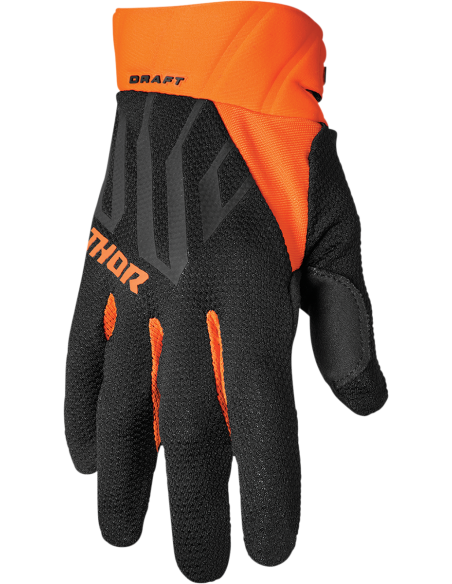 GUANTES THOR DRAFT BLACK/OR