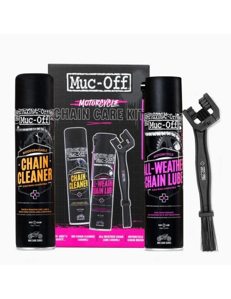 Kit de mantenimiento de cadena MUC-OFF para moto